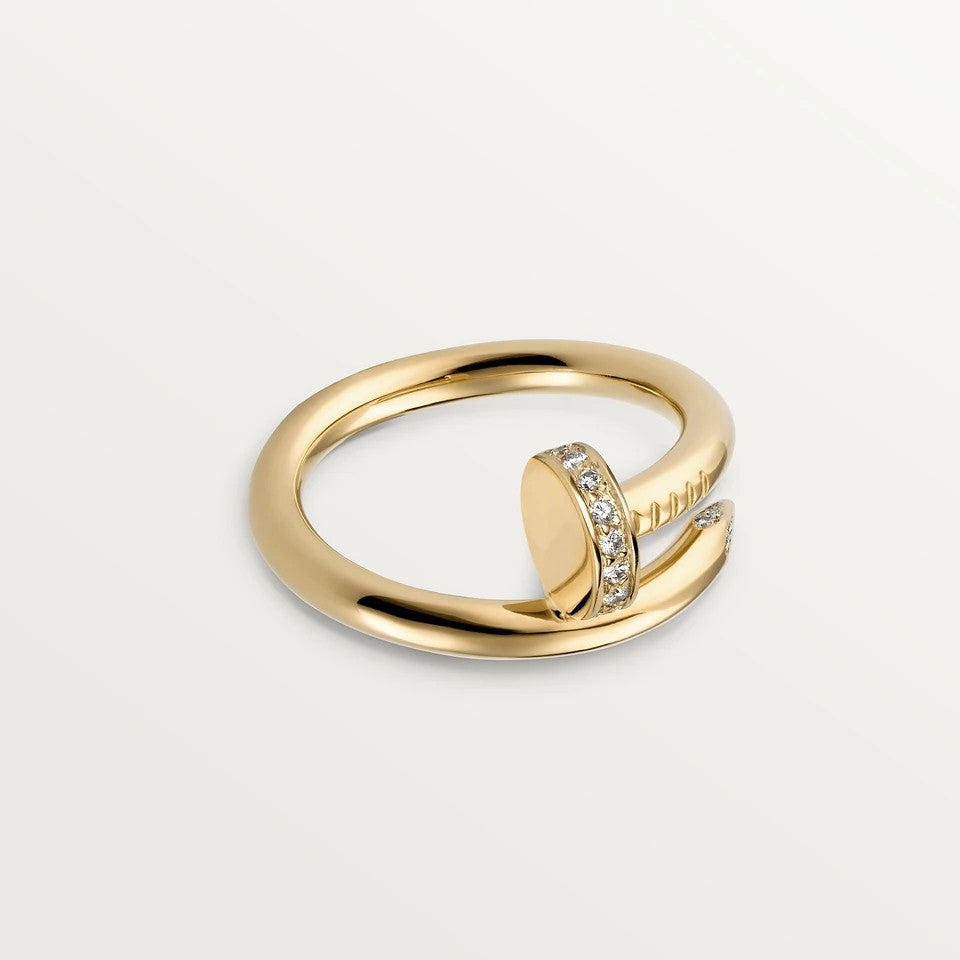 [BLAUE TRÄNEN]JUSTE RING 2,65 MM GOLD DIAMANT