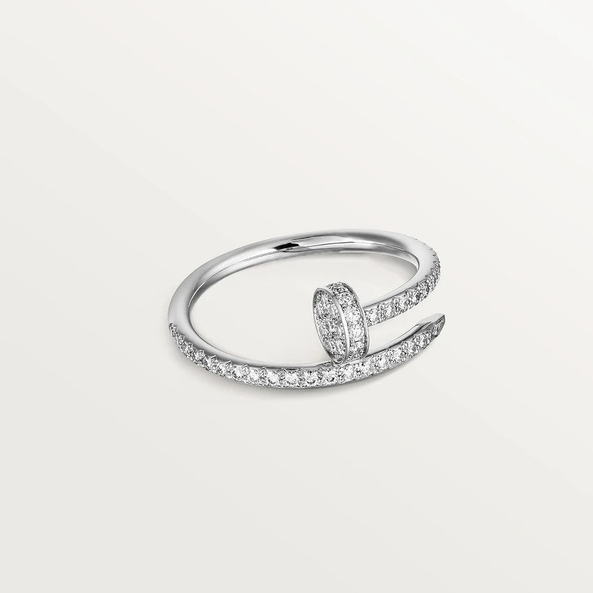 [BLAUE TRÄNEN]JUSTE RING 1,8MM SILBER DIAMANTEN