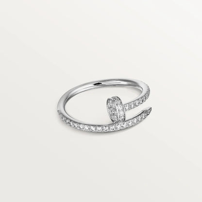 [BLAUE TRÄNEN]JUSTE RING 1,8MM SILBER DIAMANTEN